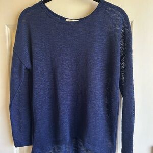 Copper Key Women's Blue Crew Neck Sweater